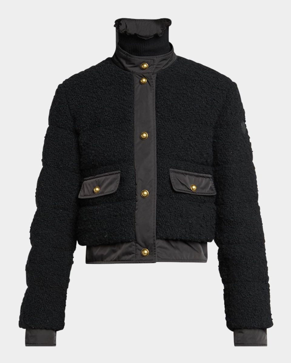 Blandy Tweed Short Down Jacket